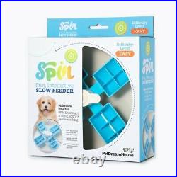 SLOW FEEDER INTERACTIVE DOG BOWLS MAKE MEALTIME FUN AND SLOW and Stops Bloating