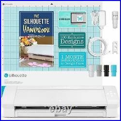 Silhouette White Cameo 4 PLUS 15 with Autoblade, Mat, Roll Feeder