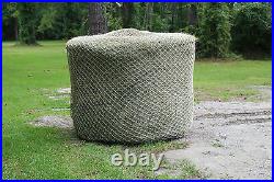 Slow Horse Hay Round 4' x 5' Bale Net Feeder Save $$ Eliminates Waste 1 holes