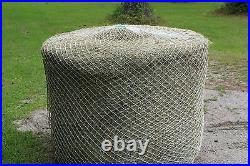 Slow Horse Hay Round Bale Net Feeder Save $$ Eliminates Waste Fits 4' x 4' Bales