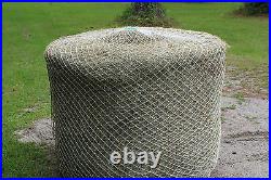 Slow Horse Hay Round Bale Net Feeder Save $$ Eliminates Waste Fits 5' x 5' Bales