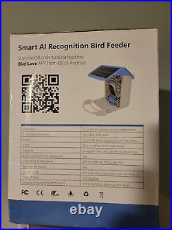 Smart AI Recognition Bird Feeder HD Streaming Video