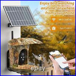 Smart Bird Feeder Camera, Lollyes, Bird Watching Camera 1080P 64G Auto Capture