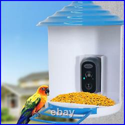 Smart Bird Feeder Solar Powered Wireless WIFI 2 Way Voice 2MP Outdoor Bird Cam
