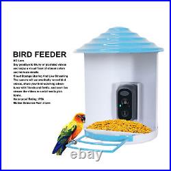Smart Bird Feeder Solar Powered Wireless WIFI 2 Way Voice 2MP Outdoor Bird Cam