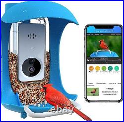 Smart Bird Feeder with Camera, Bird House Camera AutoNotifying When Birds Coming
