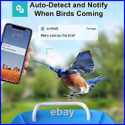 Smart Bird Feeder with Camera, Bird House Camera AutoNotifying When Birds Coming