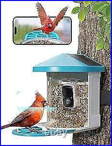 Smart Bird Feeder with Camera Wireless Outdoor, 1080P Wild Bird GB1-CN