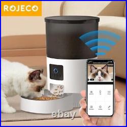 Smart Video Pet Feeder For Cats Dogs Food Dispenser 3L WiFi App