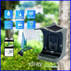Solar Powered 1080P Wireless WiFi Smart Bird Feeder Camera Waterproof V1U2