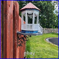 Solid Slate Bird Table Feeder Wall Mounted DIY Kit Bandstand Model