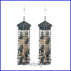 Squirrel Solution200 Squirrel Proof Bird Feeder with 6 Feeding Ports 2 pack