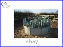 Trickle Large Round Bale Hay Haylage Topper Slow Feeder Small Hole Free Delivery