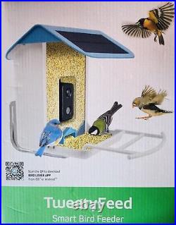 TweedyFeed Bird Buddy Smart Feeder Solar Power Photo/Video Interact New Sealed