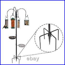 Wild Bird Feeder Feeding Station Stabiliser Base Feet Spikes Garden Stand- Black
