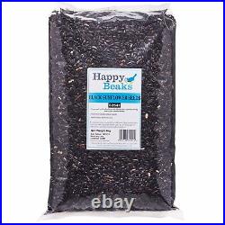 Wild Bird Food Black Sunflower Seed High Oil Content 4 12.75 or 25kg Happy Beaks