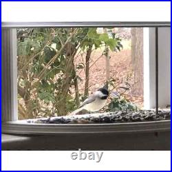 Window bird feeder for home 180° clear view