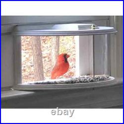 Window bird feeder for home 180° clear view