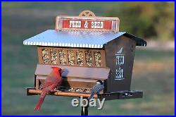 Woodlink Rustic Farmhouse Absolute Feed & Seed Squirrel-Resistant Feeder 24637