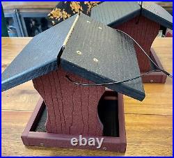 X2 Royal Wing Heavy Duty Recycled Hopper Feeder Brown And Black NEW Two Pack