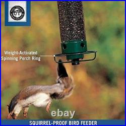 YF-M Yankee Flipper Squirrel-Proof Bird Feeder, 17.25, Green
