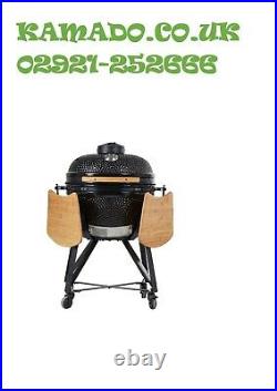 YNNI KAMADO 21.7 GREEN L Chip Feeder Oven BBQ Grill Egg TQ0C21GR