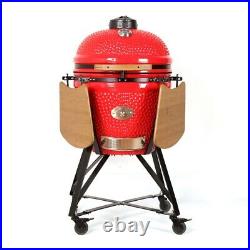 YNNI KAMADO Sizes 13 to 25.2 13 Colours with Chip Feeder Option Ceramic BBQ